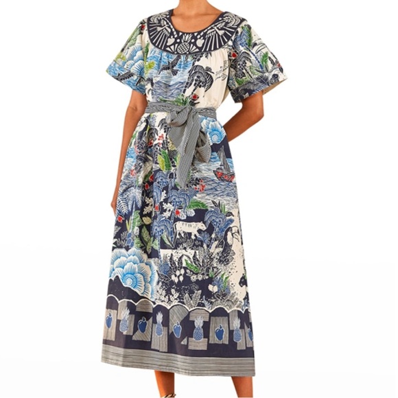 Farm Rio Graphic Rio Maxi Dress - Picture 3 of 16